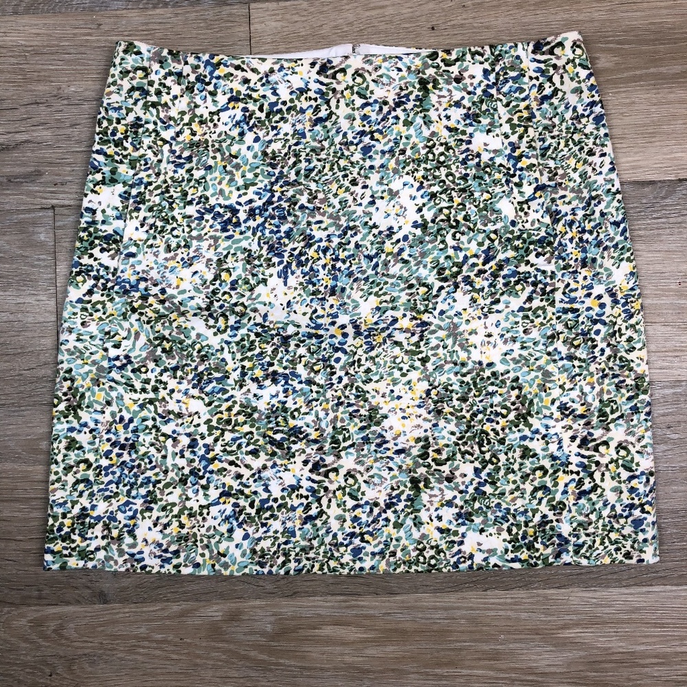 J.Crew Printed Mini Skirt